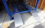 four-post car lift low profile  extension ramps for a