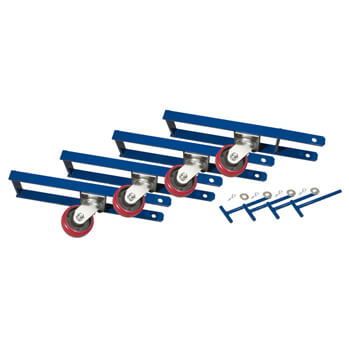 allows you to effortlessly cart your four post car lift around the shop BendPak caster kit